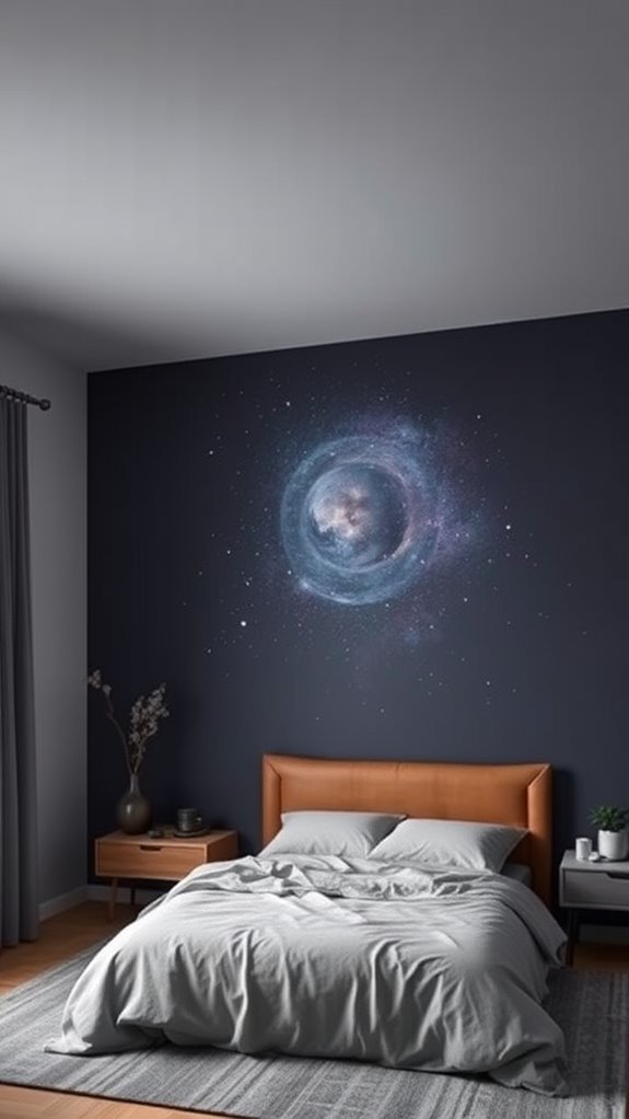 muted tones evoke cosmic calm