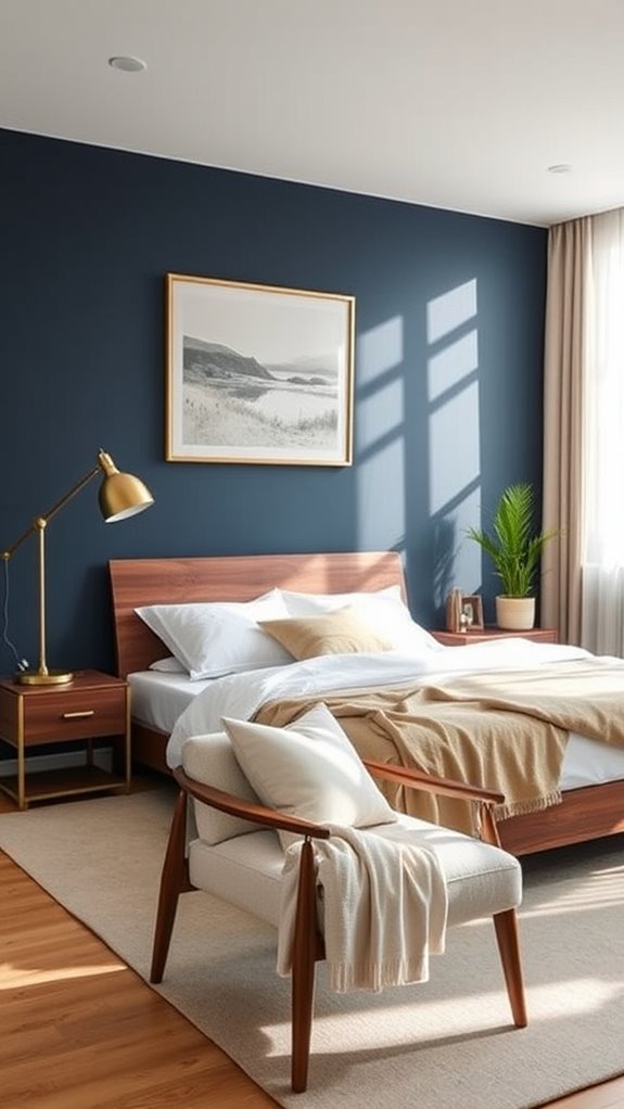 navy blue grounds timeless luxury