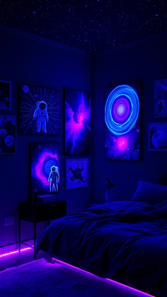 neon cosmic poster illumination synergy
