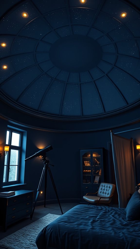 observatory inspired richly appointed retreat