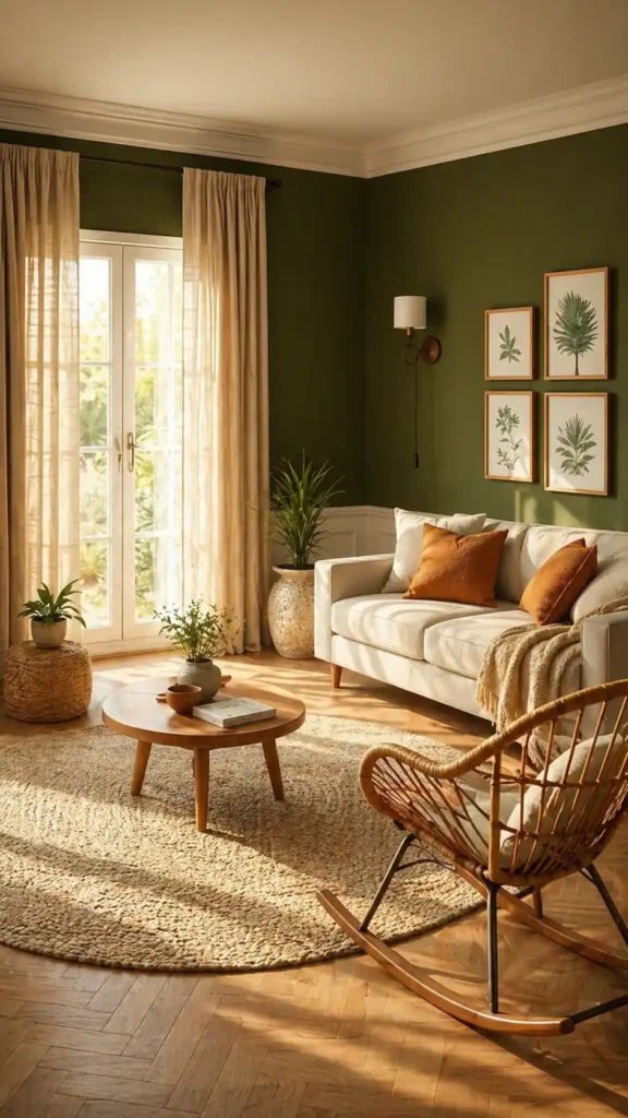 olive green warm earthy vitality