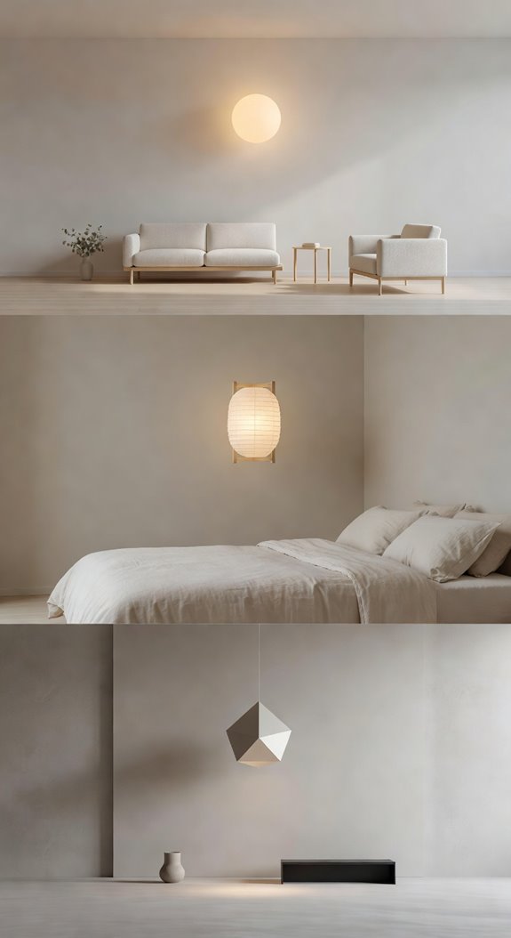 one floating element anchors room