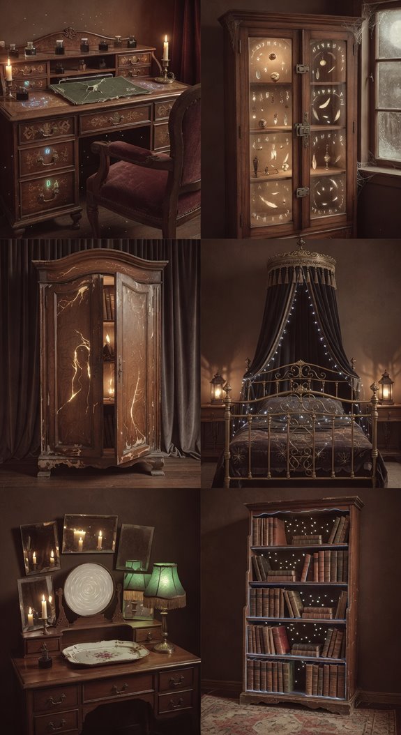 ornate mahogany study sanctuary