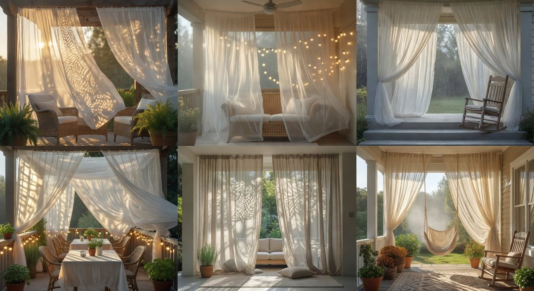 outdoor sheer curtains weather resistant breathable