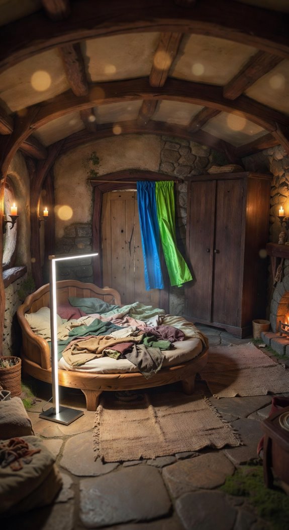 overcrowded decor inadequate lighting