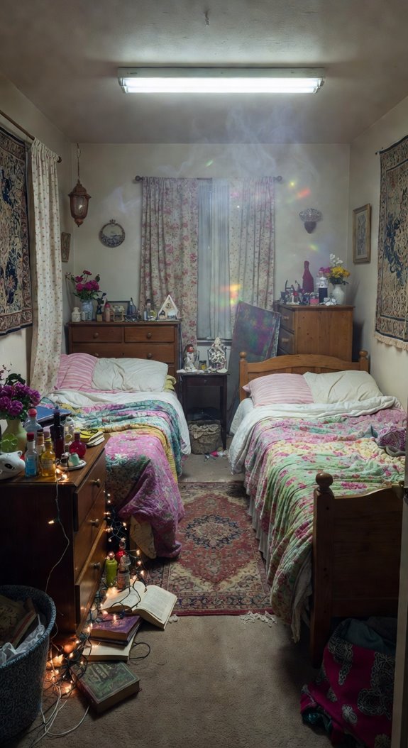 overcrowded mismatched textures overwhelm