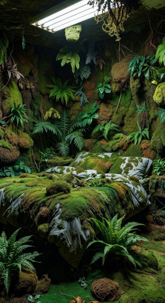 overly bright synthetic woodland clashes