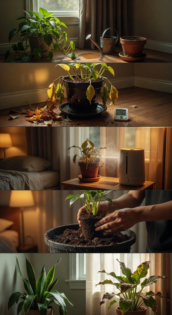 overwatering harms most houseplants