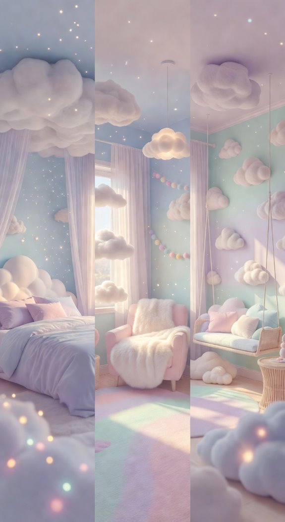 pastel cloud bedroom daydream vibes