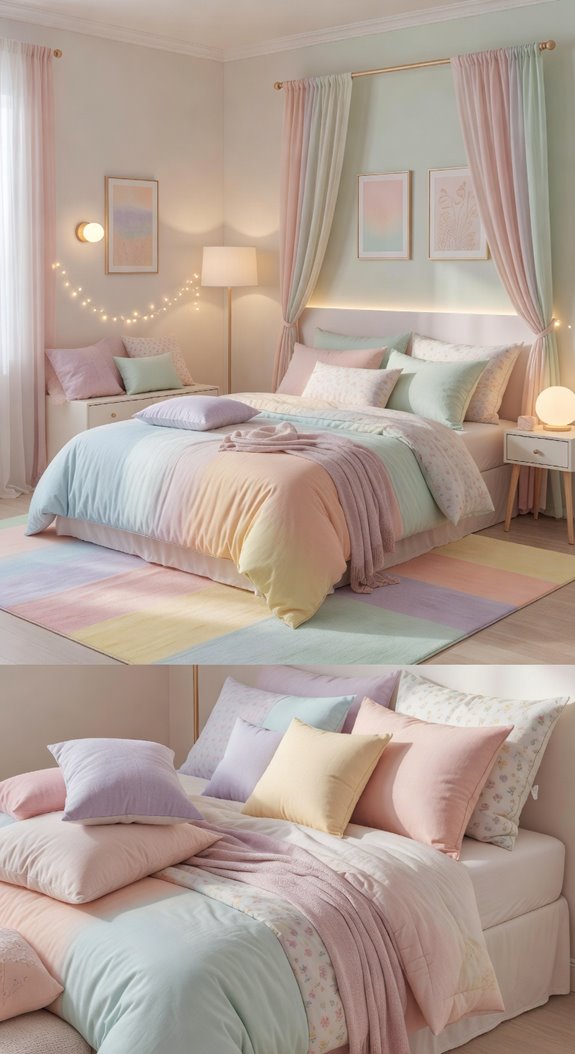 pastels harmonize by undertones