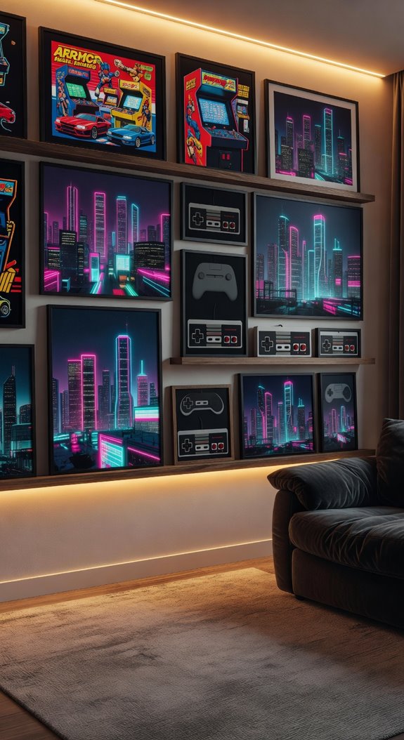 personalize walls with gaming art