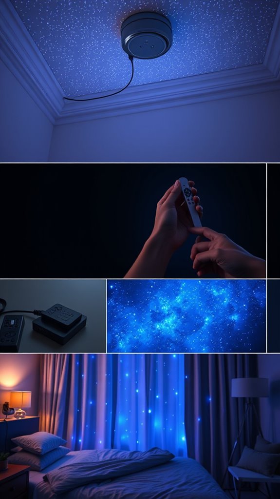 plan led placement install uv layer rgb lighting
