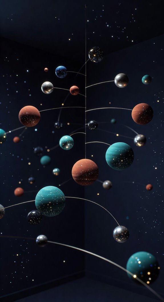 planet mobiles add movement and scale