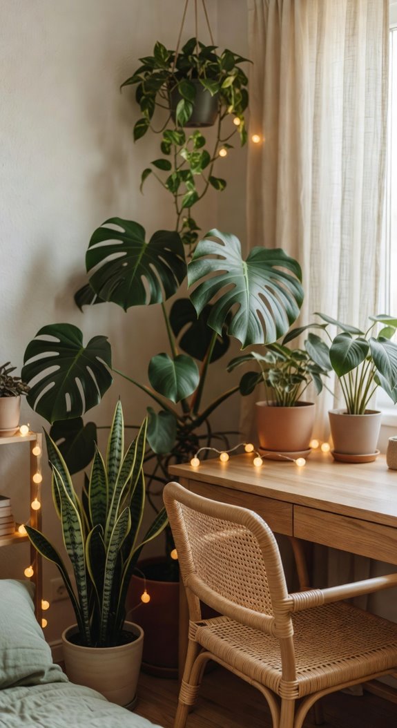 plants boost calm clean minimalist harmony