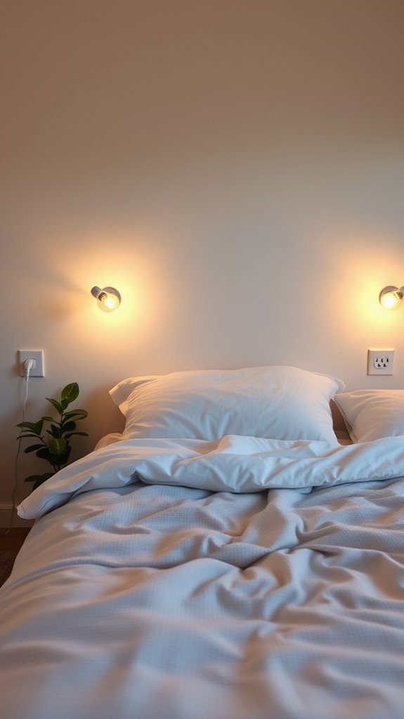 plug in and battery sconces for renters