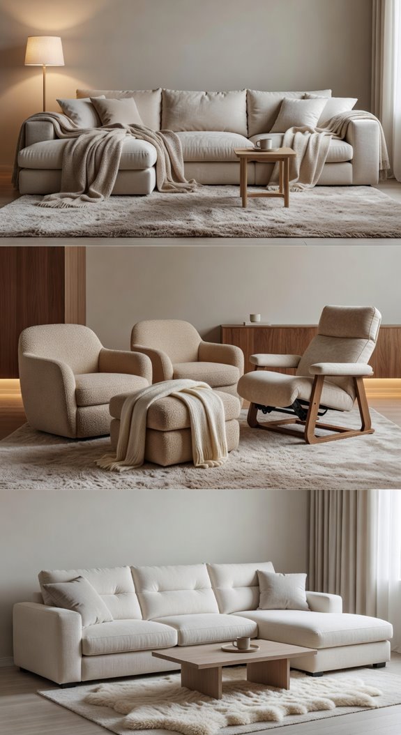 plush seating for comfort