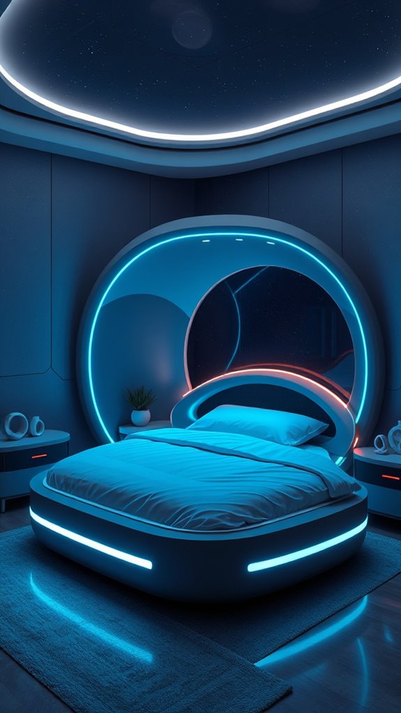 pod style capsule bed frames