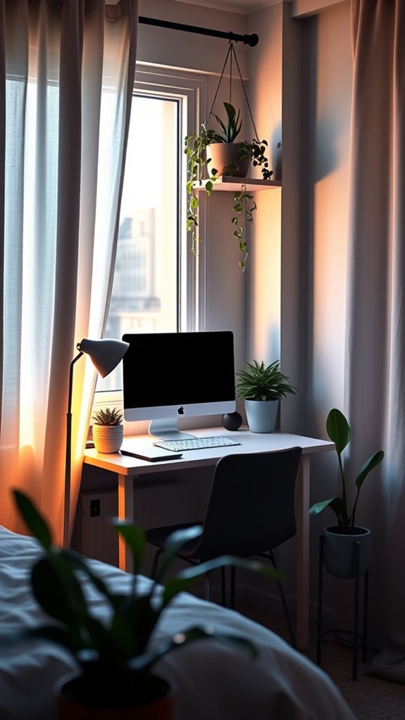 pothos and snake plant