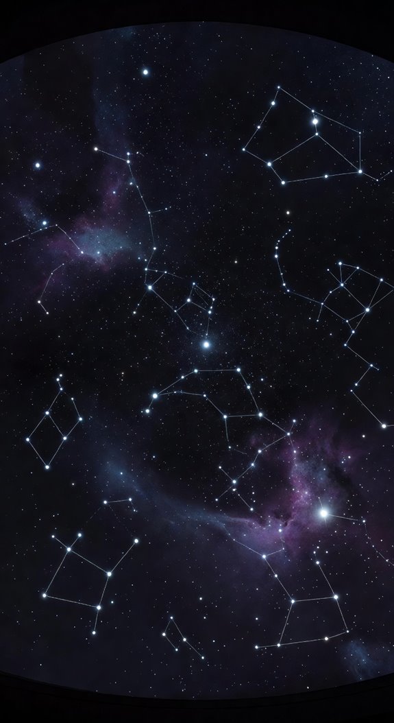 real constellations ceiling mapping