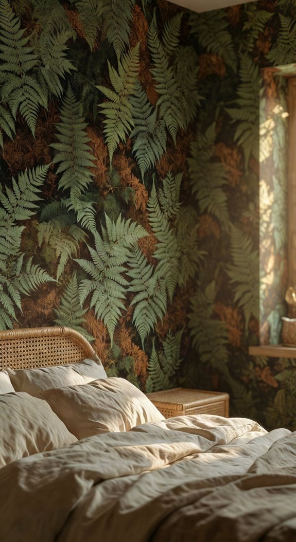 reclaimed wood botanical serenity