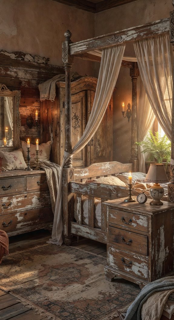 reclaimed wood distressed finishes