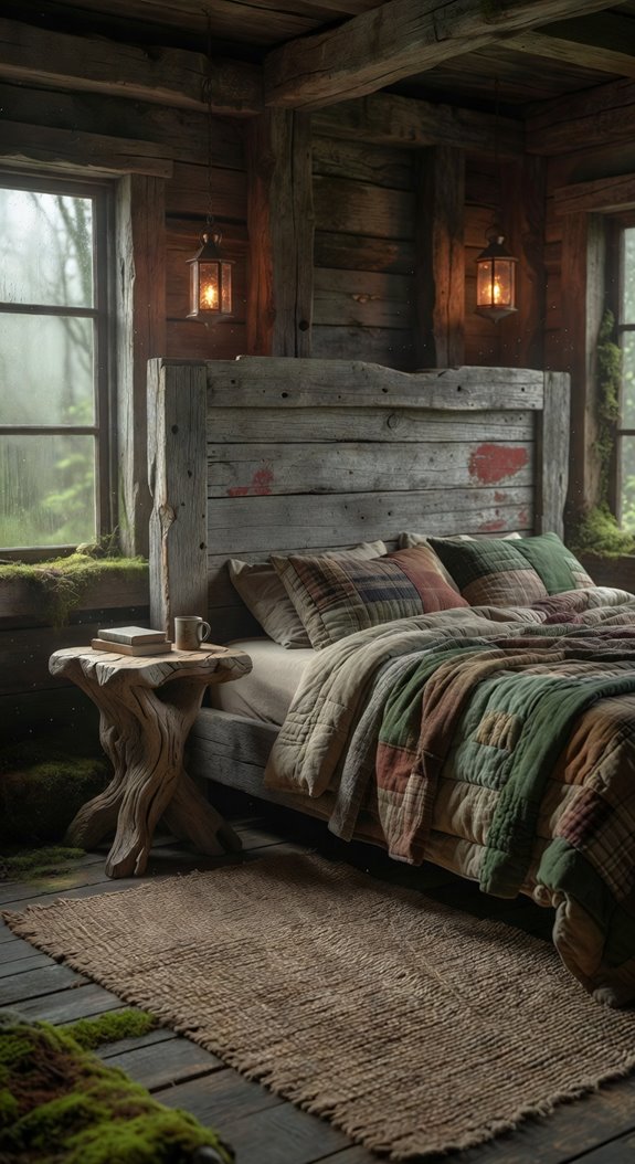 reclaimed wood forest inspired warmth