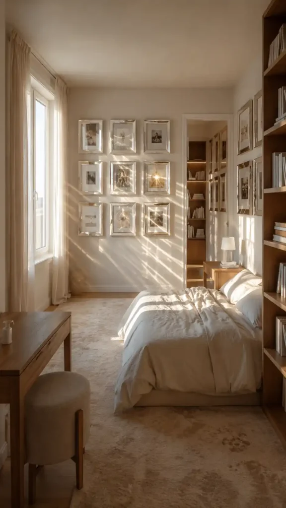 reflective art boosts natural light