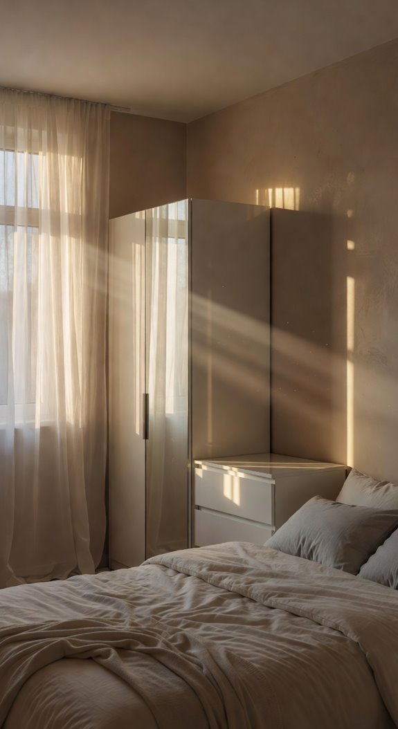 reflective surfaces brighten dark corners