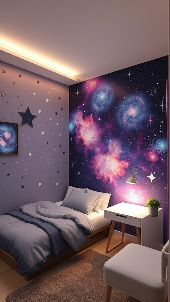 removable galaxy wall decals