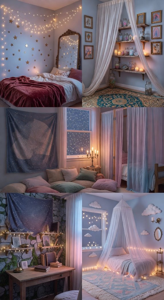 removable murals warm amber ambience