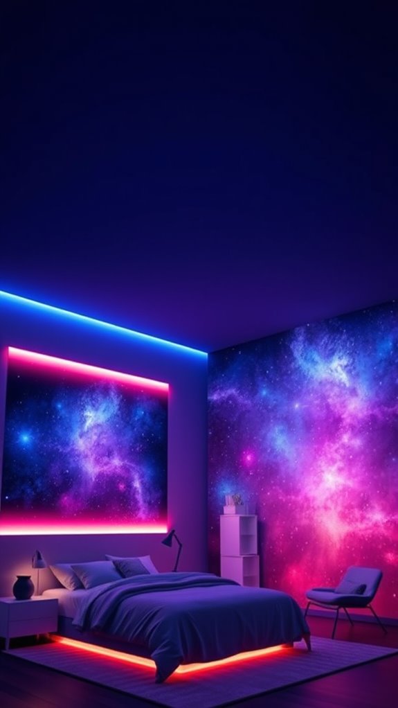 rgb led ambient galaxy lighting system