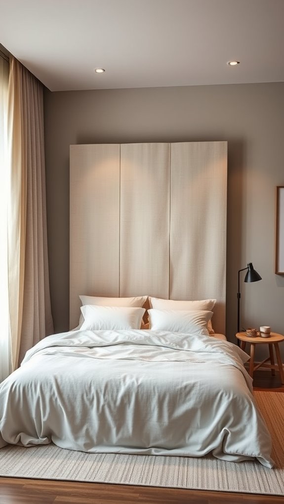 room divider defines living zones