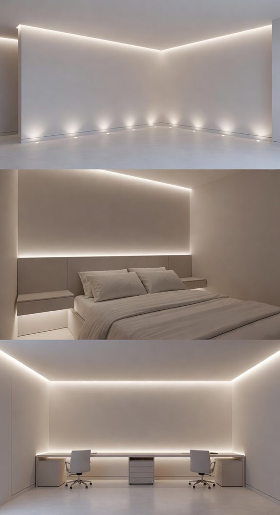 room size dictates lighting layers