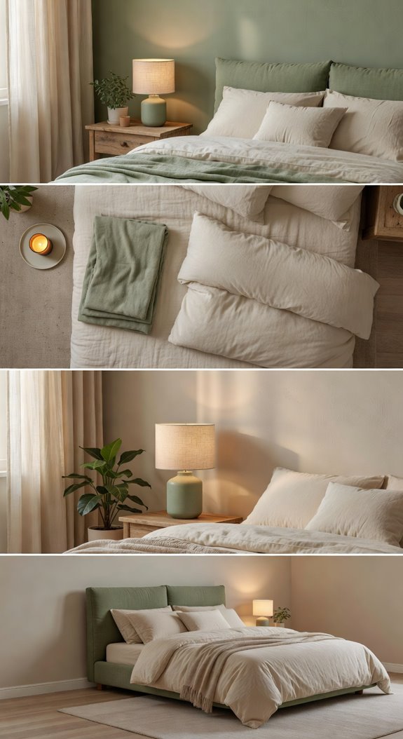 sage walls ivory accents