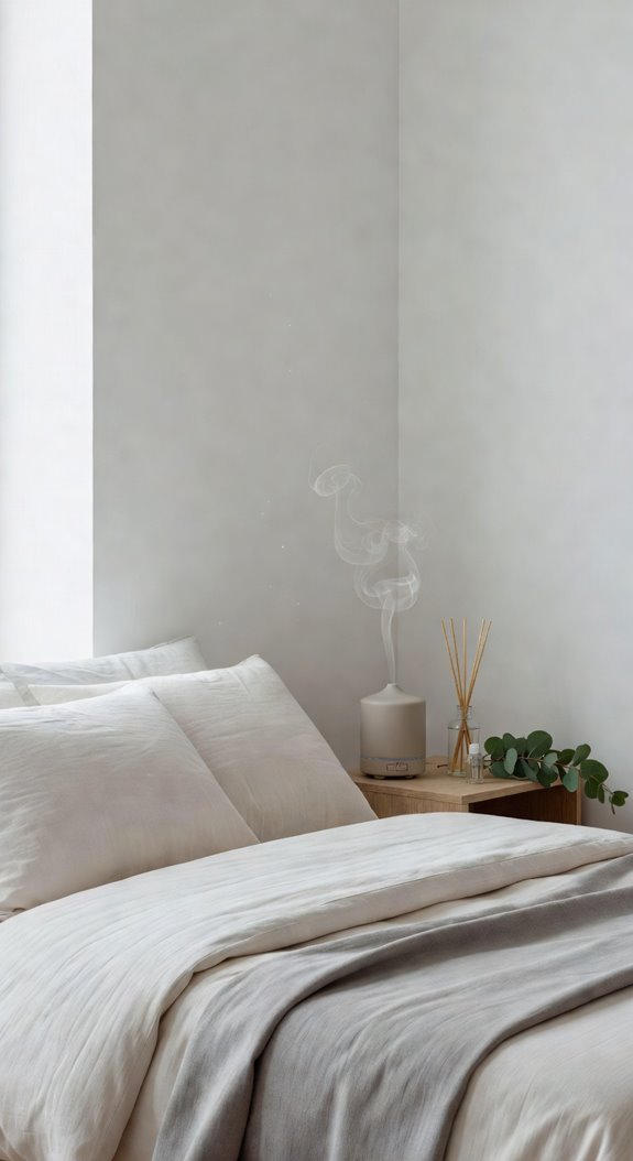 scented sleep cues calm ambiance