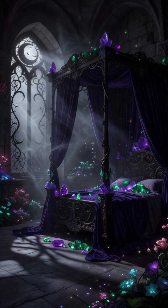 shadowed jewel toned ethereal realm