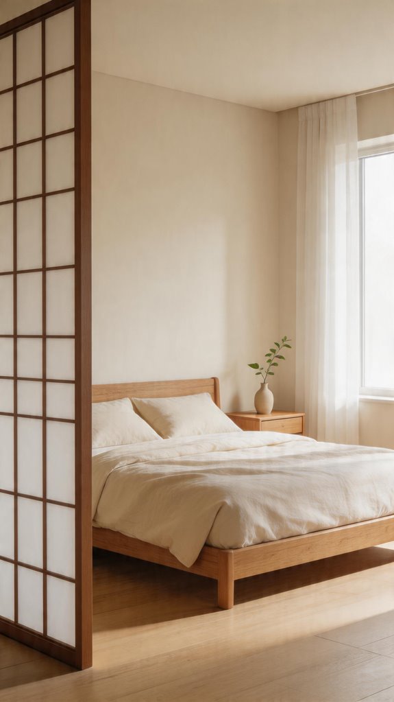 shoji inspired privacy screens japandi elegance