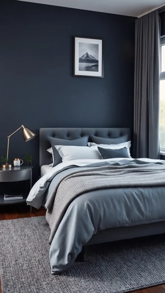 slate blue pewter moody restfulness