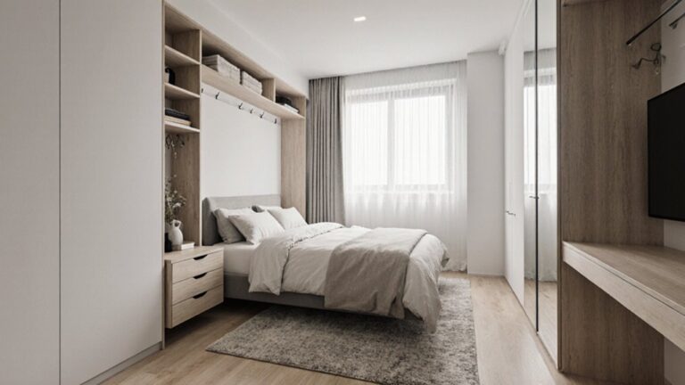 small bedroom space optimization ideas
