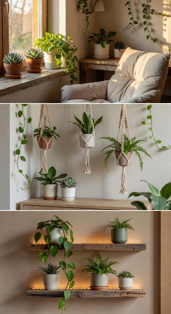 small plants big room refreshment