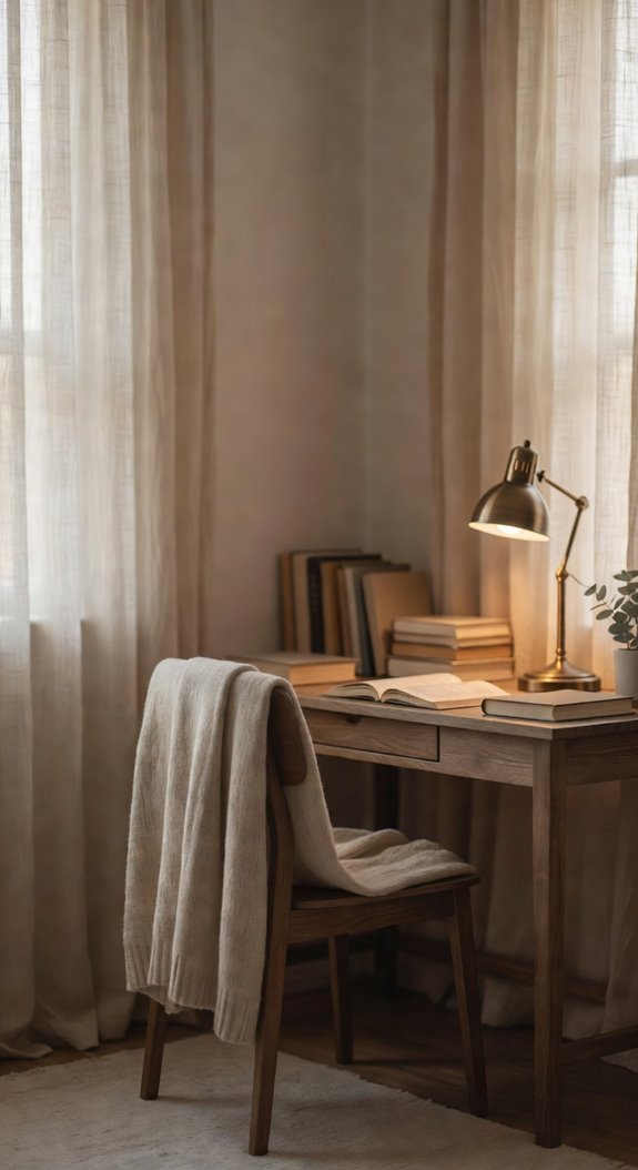 soft academia refined organized reading spaces
