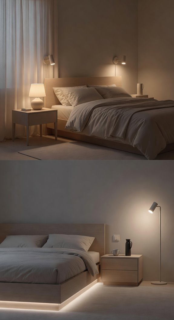 soft dimmable warm lighting ambiance