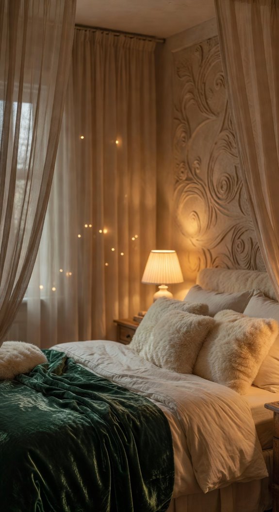 soft textures meet warm lighting