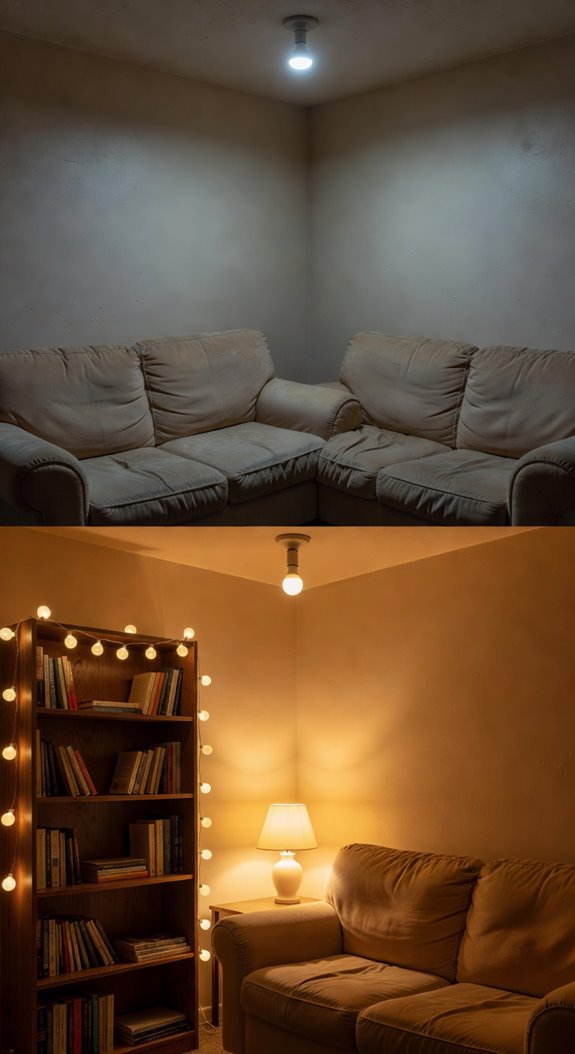 soft white led lighting warmth