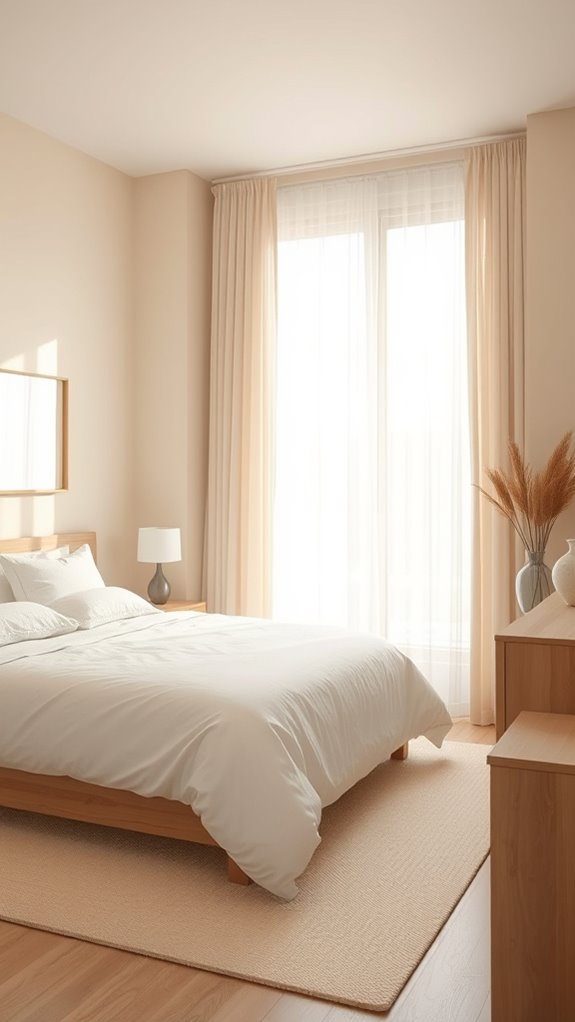 soft whites neutrals reflective surfaces
