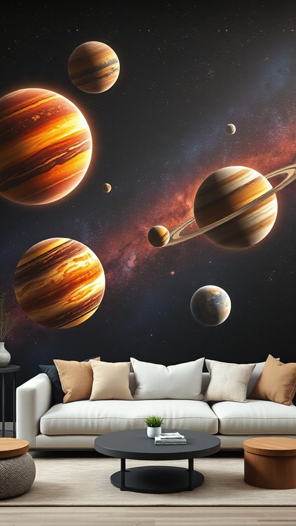 solar system wall model scaled orbits