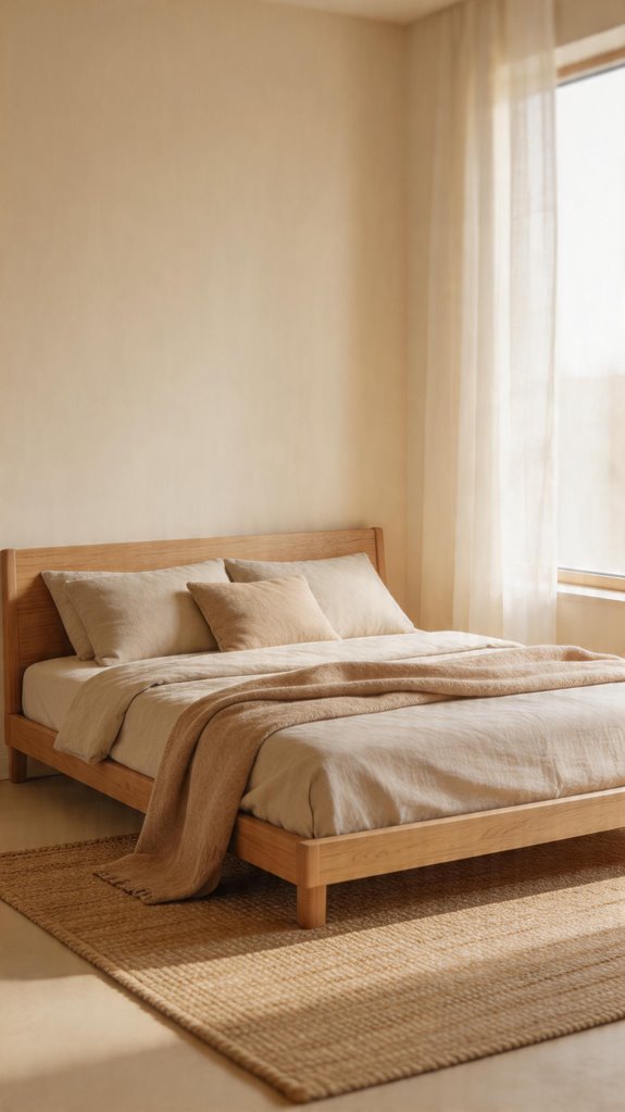 solid natural materials create warmth