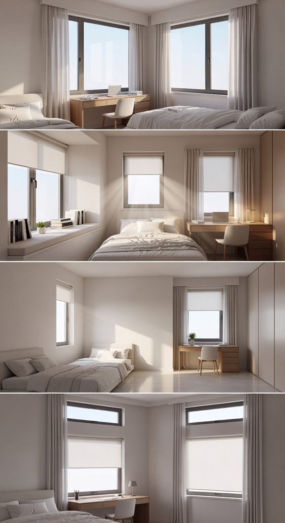 south facing windows maximize daylight exposure