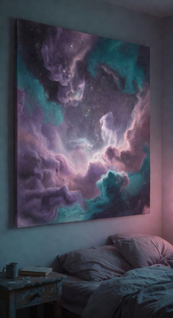 spray blue purple nebula