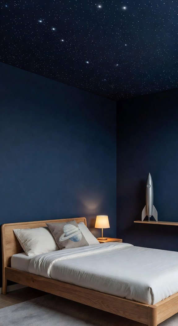starry room with balanced accents